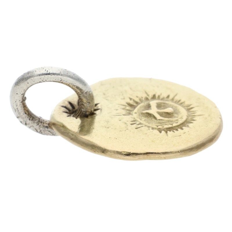 ゴローズ オールド全金太陽メタル 大 ネックレストップ メンズ 大