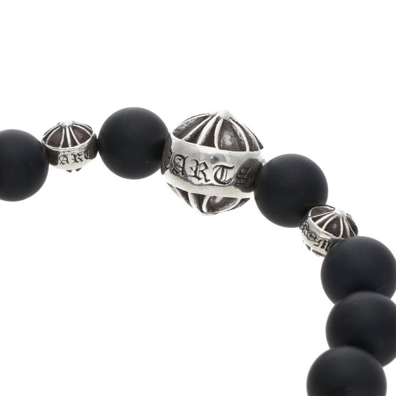 クロムハーツ 8mm BEAD BEADONYX71 8mmオニキスビーズブレスレット