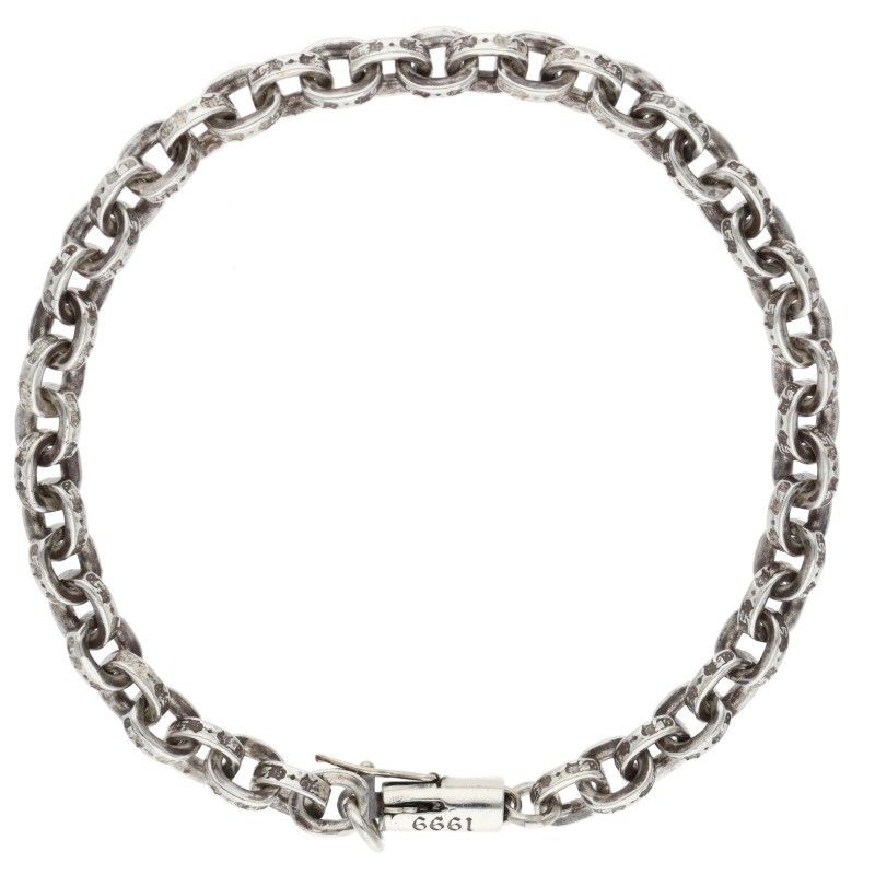 クロムハーツ PAPER CHAIN/ペーパーチェーン シルバーブレスレット