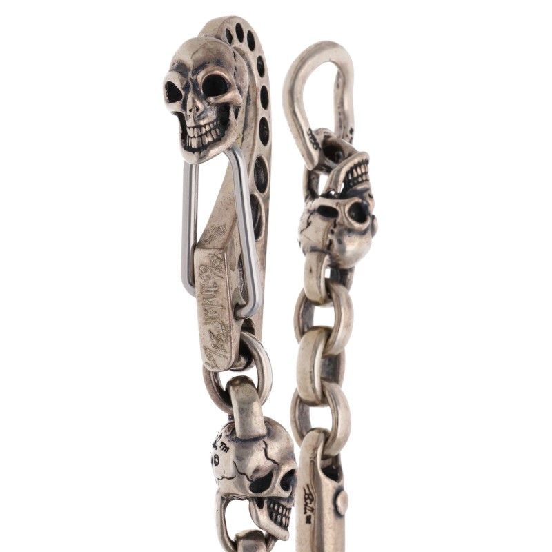 ビルウォールレザー WALLET CHAIN スカル シルバーウォレットチェーン