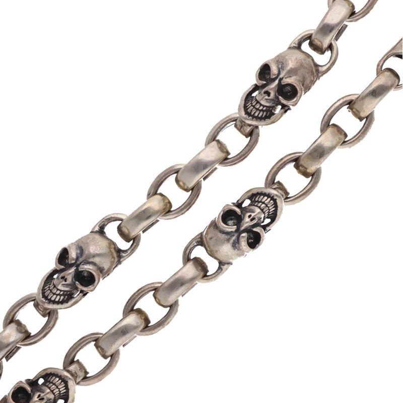 ビルウォールレザー WALLET CHAIN スカル シルバーウォレットチェーン
