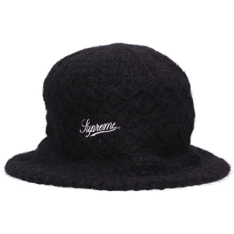Supreme Mohair Crochet Crusher 黒 S/Mサイズ シュプリーム 22AW Mohair Crochet Crusher モヘアクロシェット