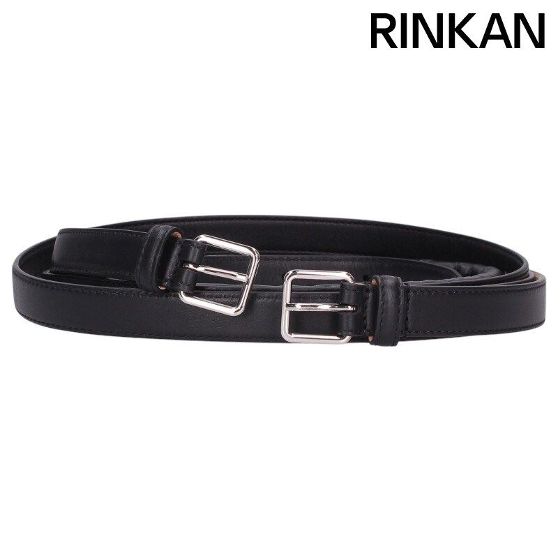 アレキサンダーマックイーン 710025 ワイヤーダブルバックルレザー