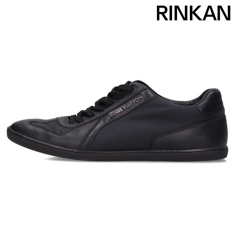 ルイヴィトン レザー切替ナイロンジャーマントレーナースニーカー