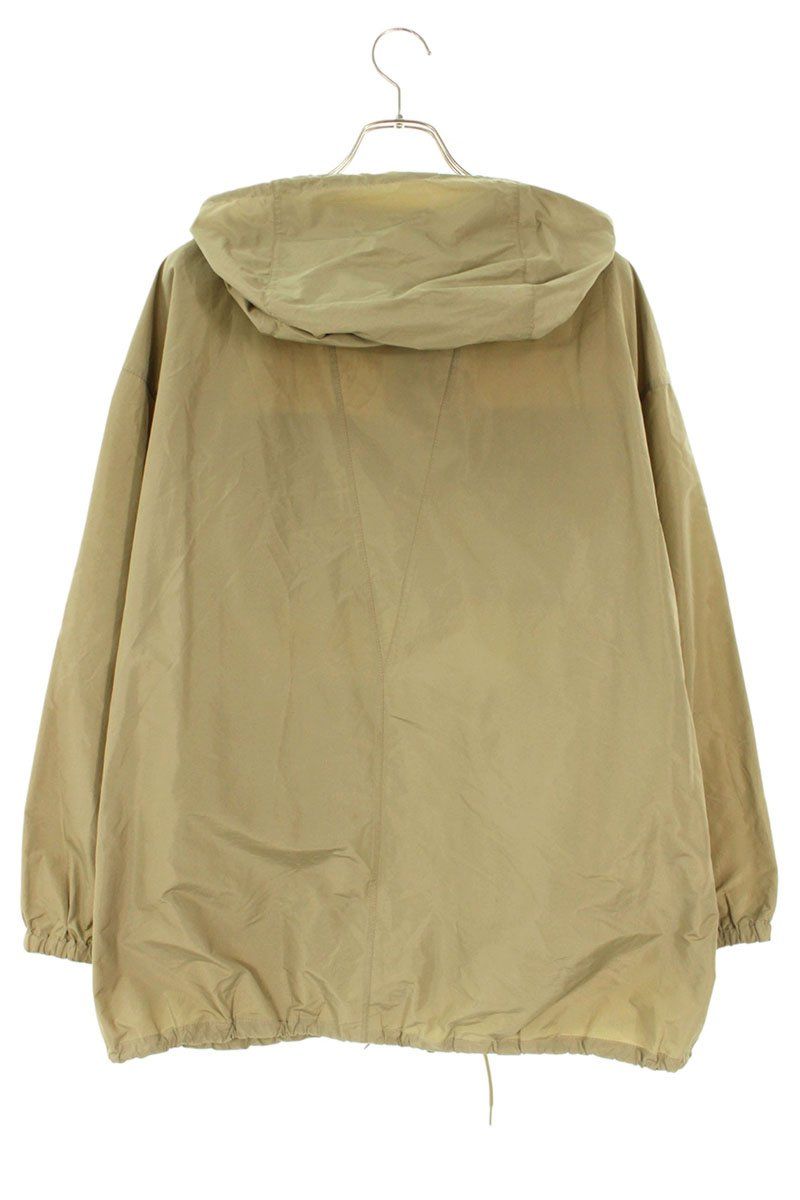 ミュウミュウ ML931 ロゴプリントアノラックジャケットブルゾン