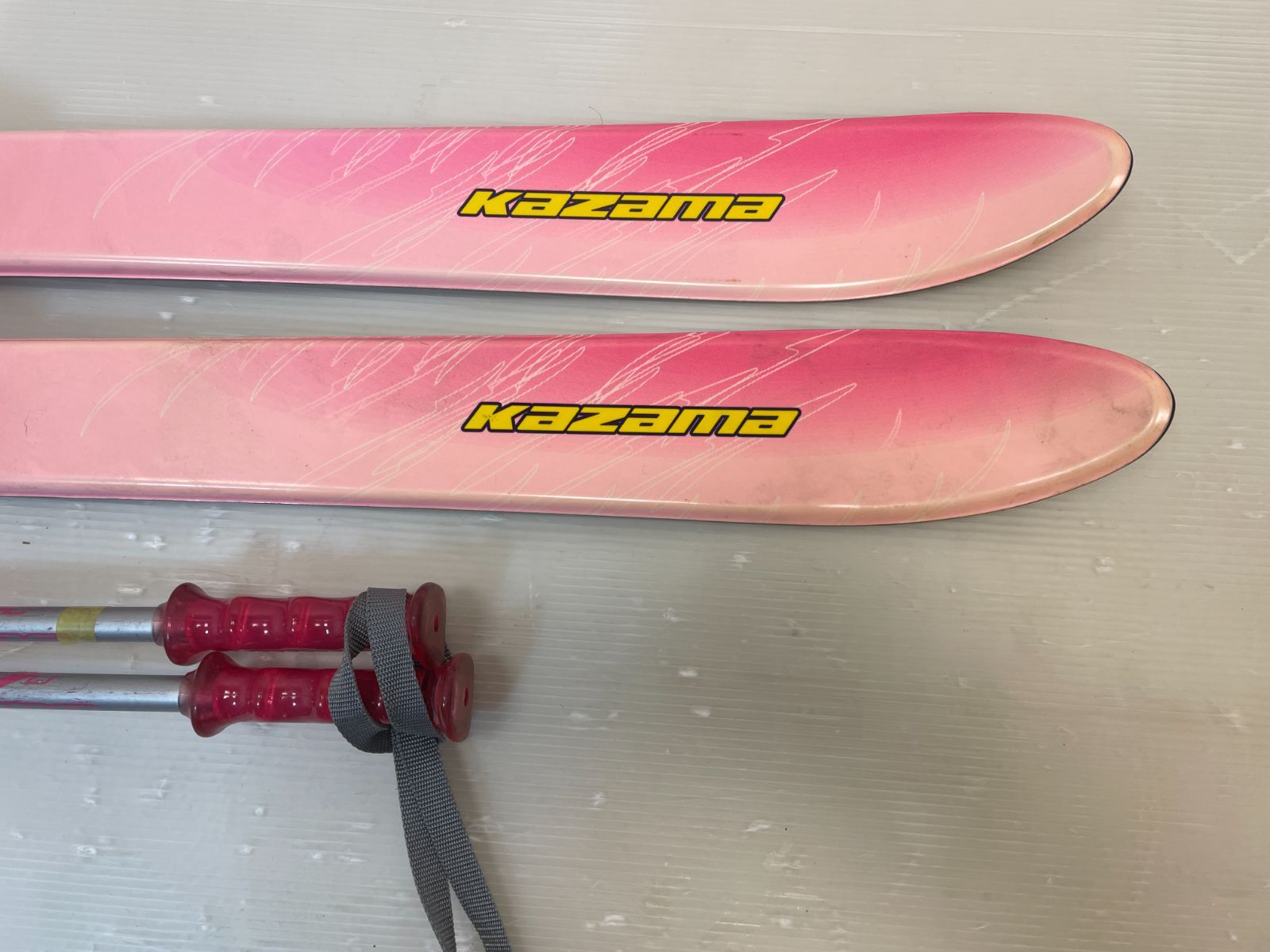 ◇メンテ済◇ Jr スキー セット KAZAMA SPAX 120 cm ジュニア 子供 向