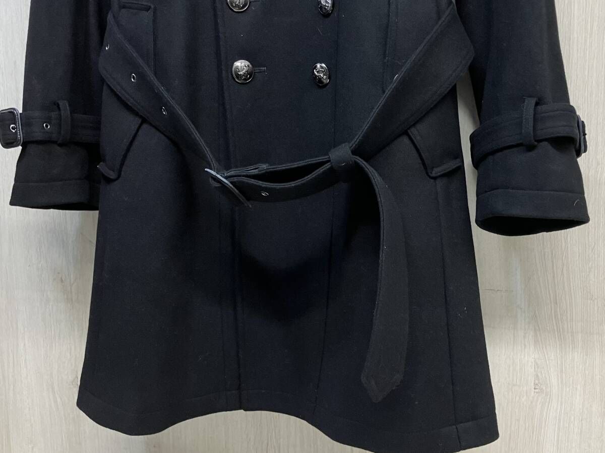 BURBERRY BLACK LABEL カシミヤ 混 ウール ナポレオン ジャケット