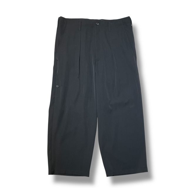 25ss YOHJI YAMAMOTO POUR HOMME ウールギャバジンポケットパンツ 3 ブラック HP-P72-100 ヨウジヤマモトプールオム 
