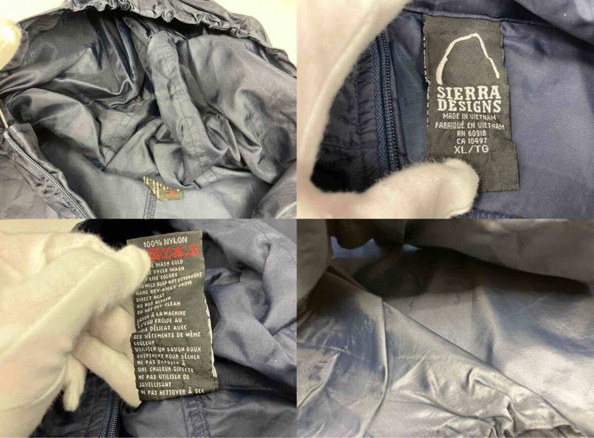 SIERRA DESIGNS シエラデザイン ナイロンジャケット ネイビー XLサイズ 