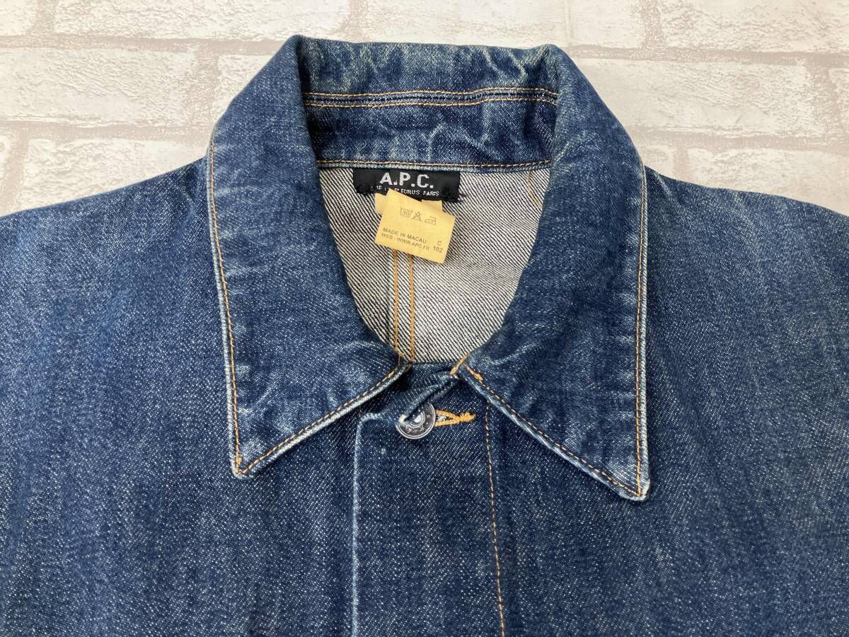 A.P.C. アーペーセー デニムカバーオール ワークジャケット インディゴ