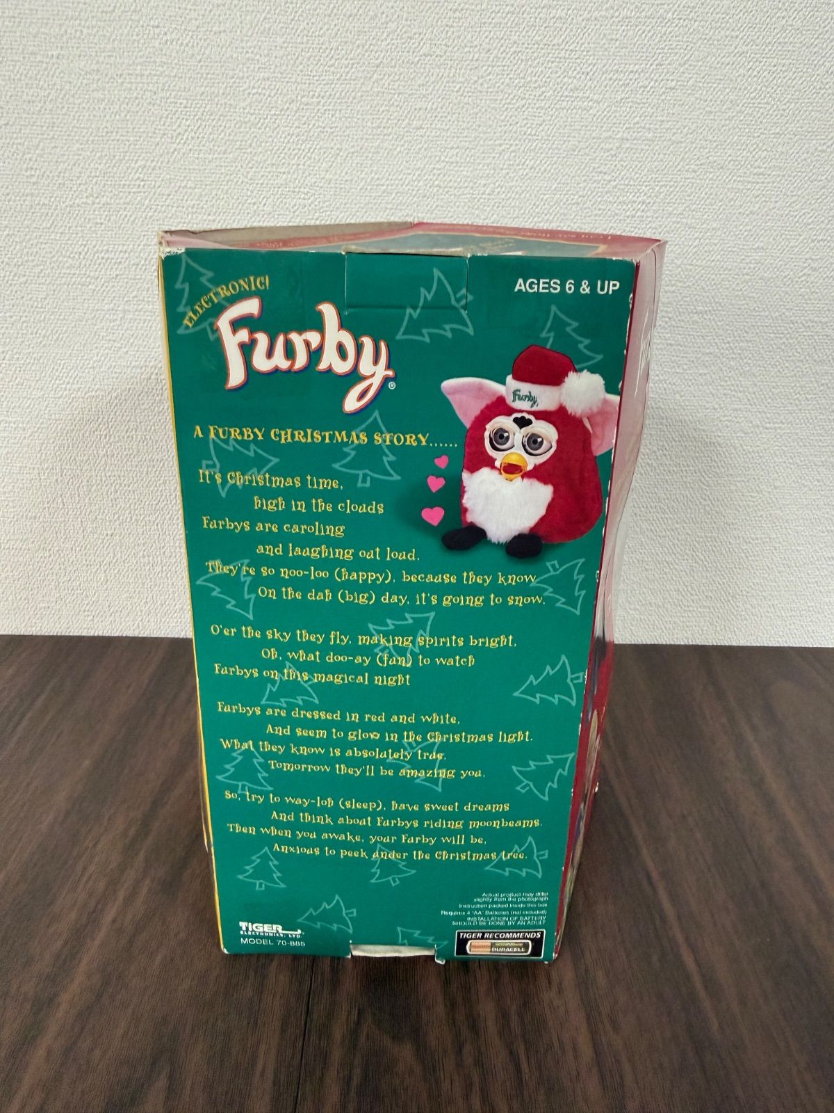 未開封品】初代ファービー 英語版 クリスマスFURBY 限定版 - メルカリ