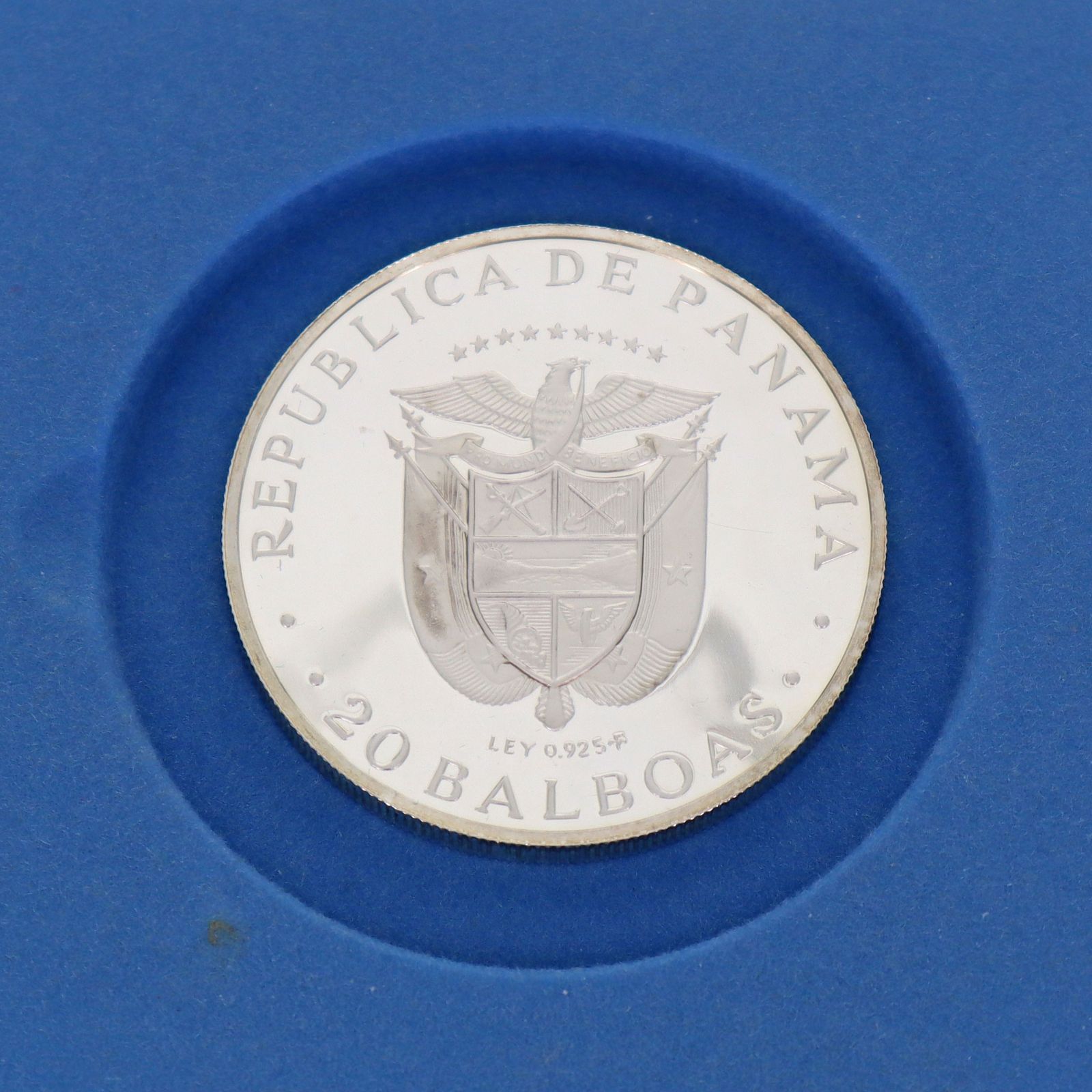 銀 シルバー SV925 LEY0.925 パナマ シモン・ボリバル 20バルボア 銀貨