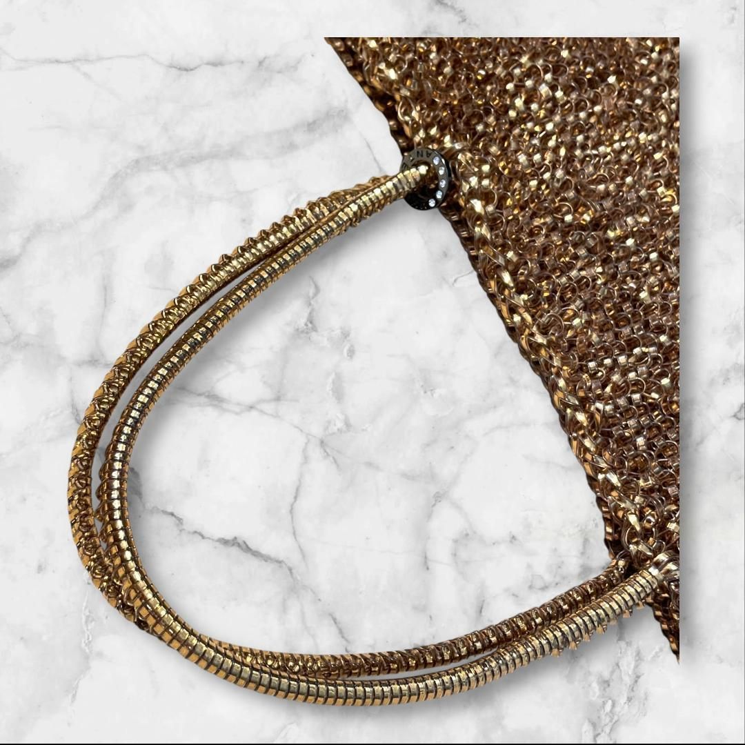 アンテプリマ ワイヤーバッグ ゴールド トート ハンドバッグ - メルカリ