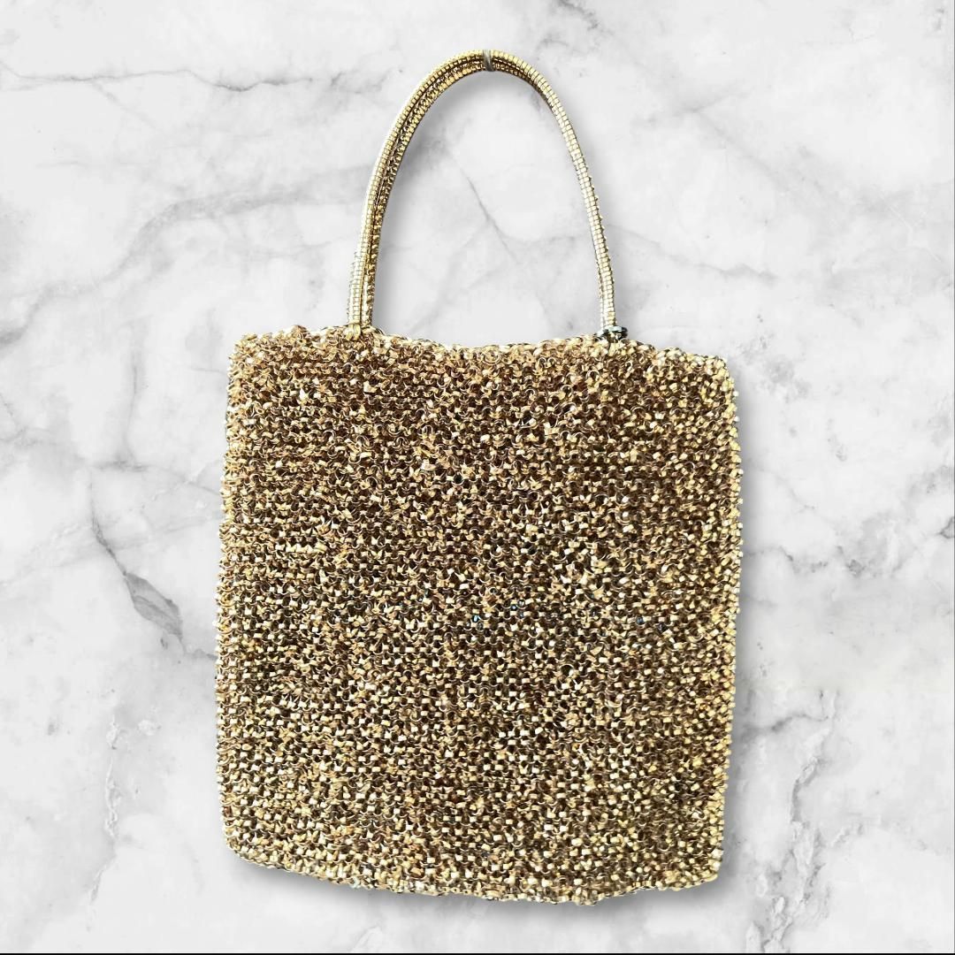 アンテプリマ ワイヤーバッグ ゴールド トート ハンドバッグ - メルカリ