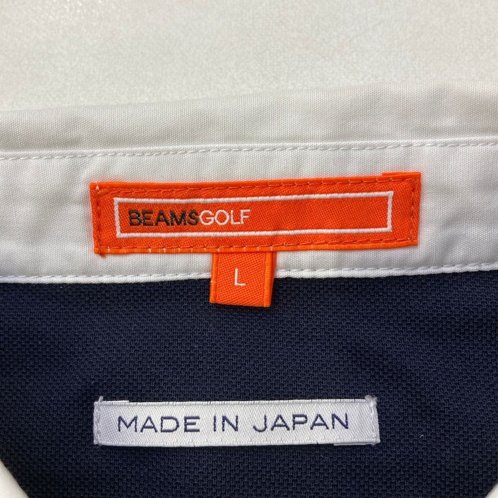 サイズ：L BEAMS GOLF ビームスゴルフ 長袖シャツ STAR WARS ネイビー