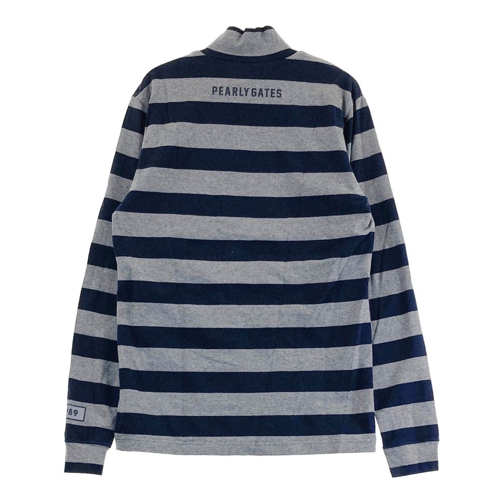 サイズ：4 PEARLY GATES パーリーゲイツ モックネック長袖Tシャツ