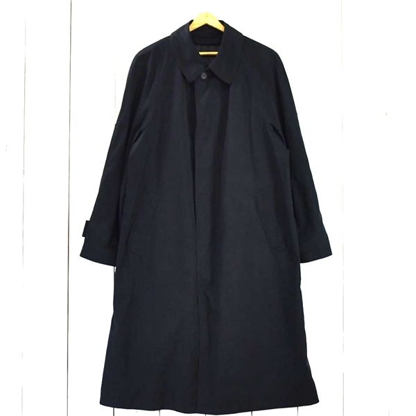 美品 ダーバン ステンカラーコート 比翼 キルティングライナー着脱可