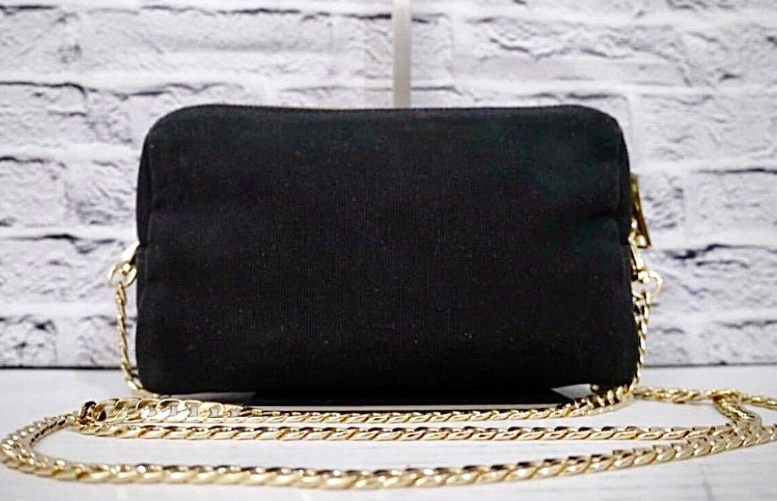 ◇ PRADA プラダ CANAPA カナパ ビッグロゴ クロスボディ チェーン