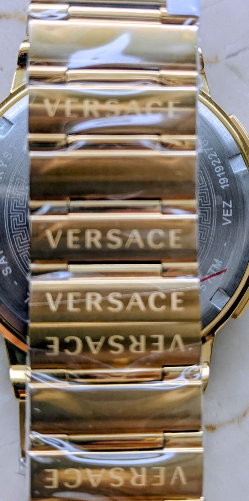 新品 VERSACE ヴェルサーチェ GRECA LOGO CHRONO グレカロゴ クロノ