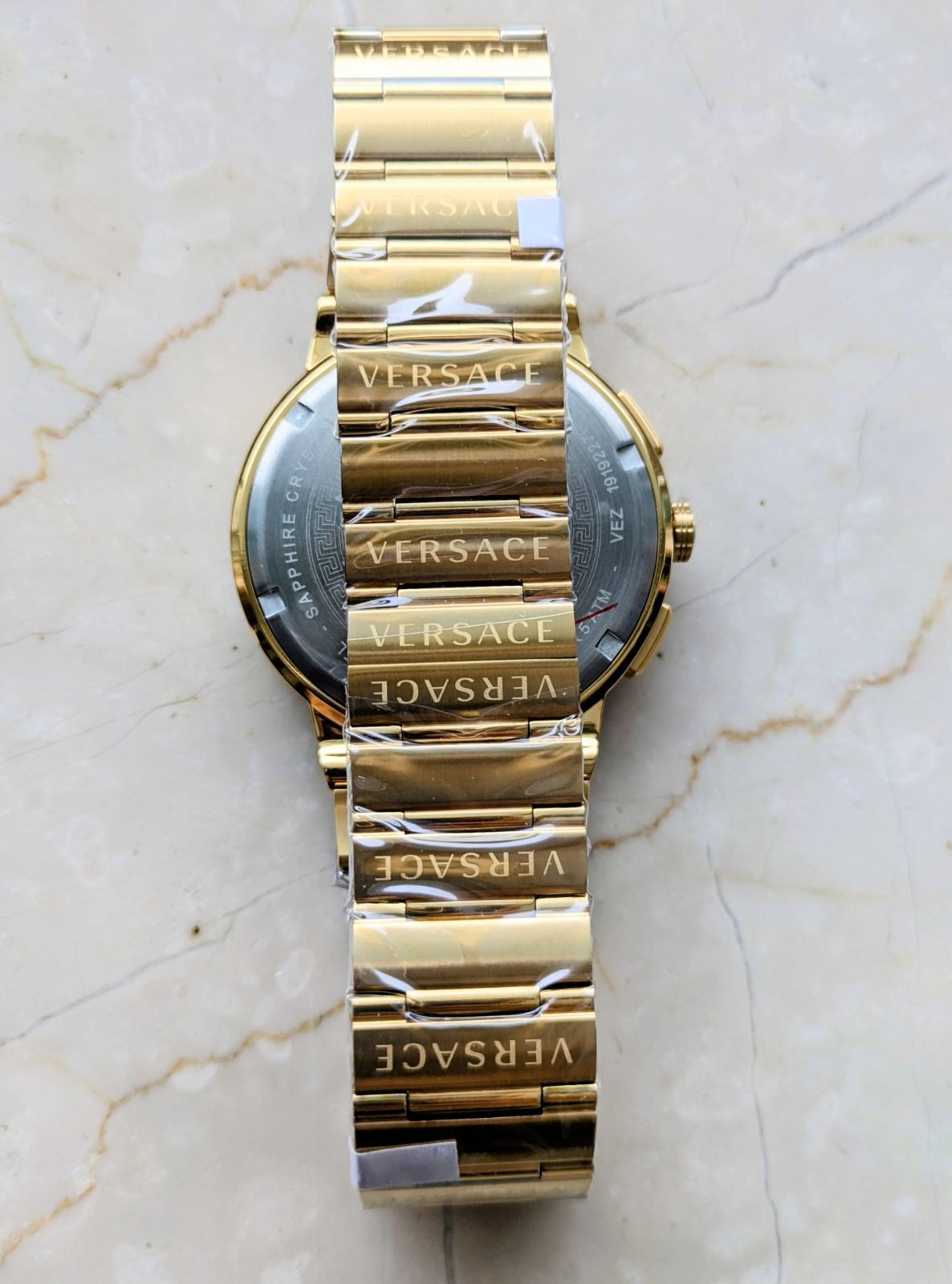 新品 VERSACE ヴェルサーチェ GRECA LOGO CHRONO グレカロゴ クロノ