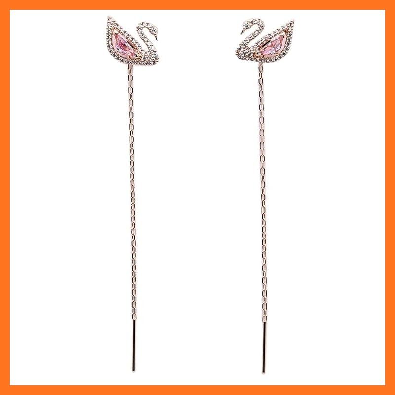 新品】 スワロフスキー ピアス レディース ダズリング スワン DAZZLING