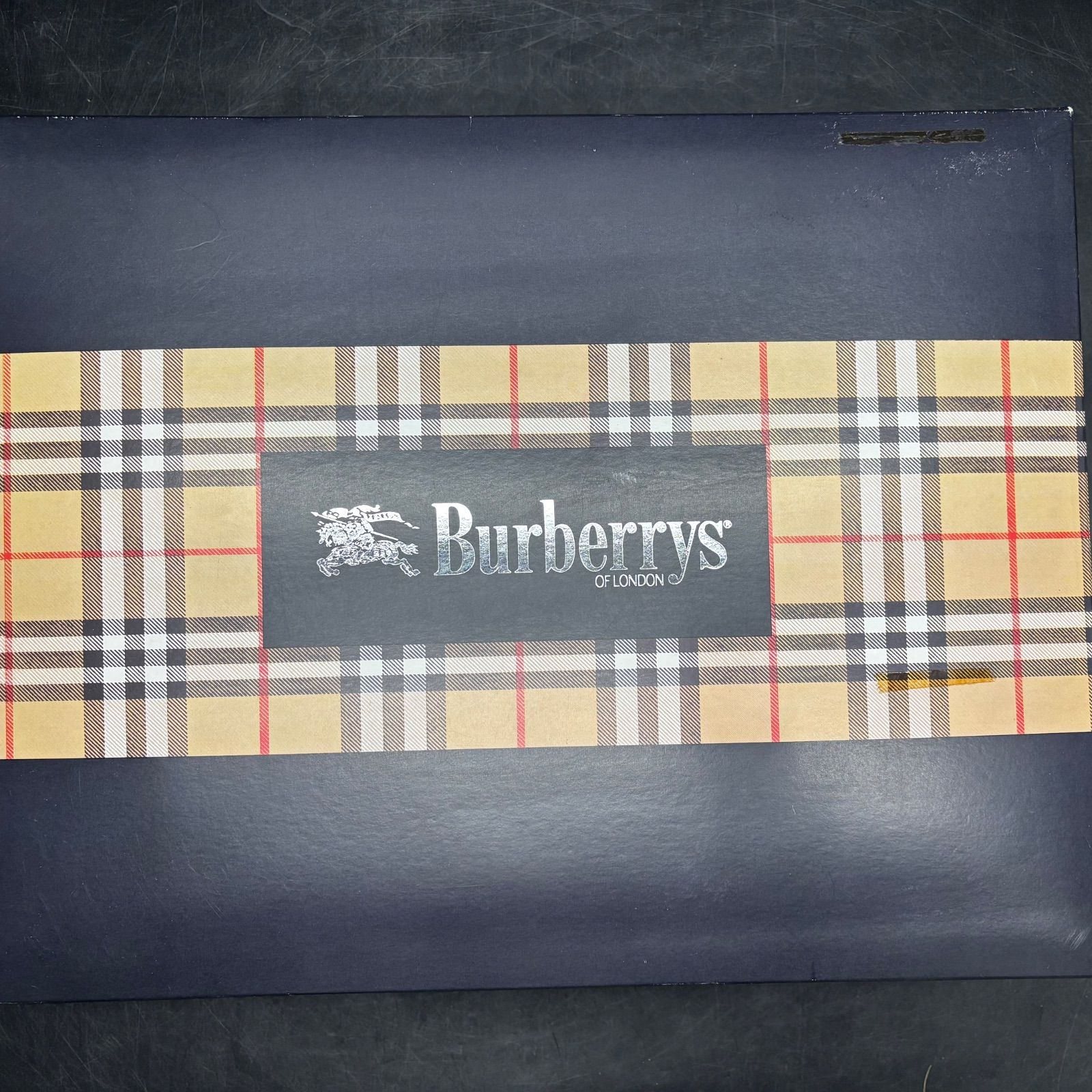 BURBERRY タオルケット BURBERRYLondon 140×190cm K0116 BURBERRYS バーバリー タオルケット 140×190 箱汚れ・傷あり
