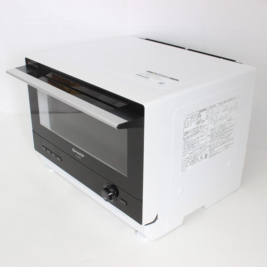 美品】シャープ ヘルシオ AX-UA30-W ホワイト系 ウォーターオーブン 