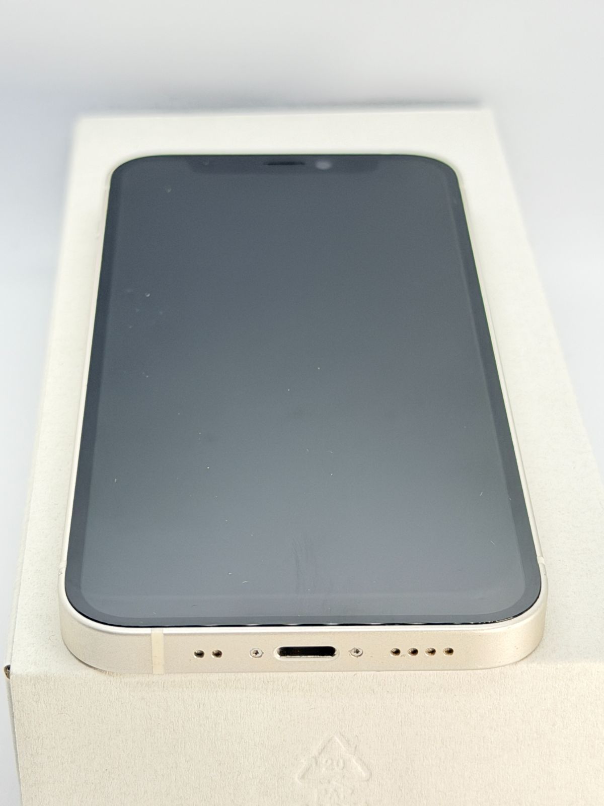 BT100%】iPhone 12 mini 64GB ホワイト AU SIMロック解除済 #138