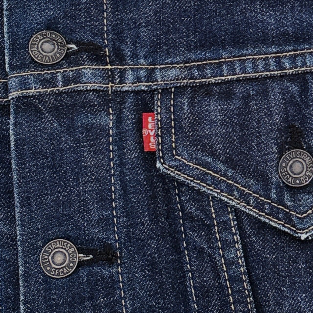 Levi's 557 デニムジャケット 38 71557-02 日本製 ボタン裏J22 3rd