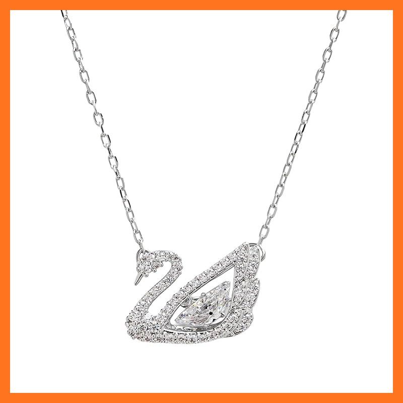 新品】 スワロフスキー ネックレス DANCING SWAN ダンシング スワン