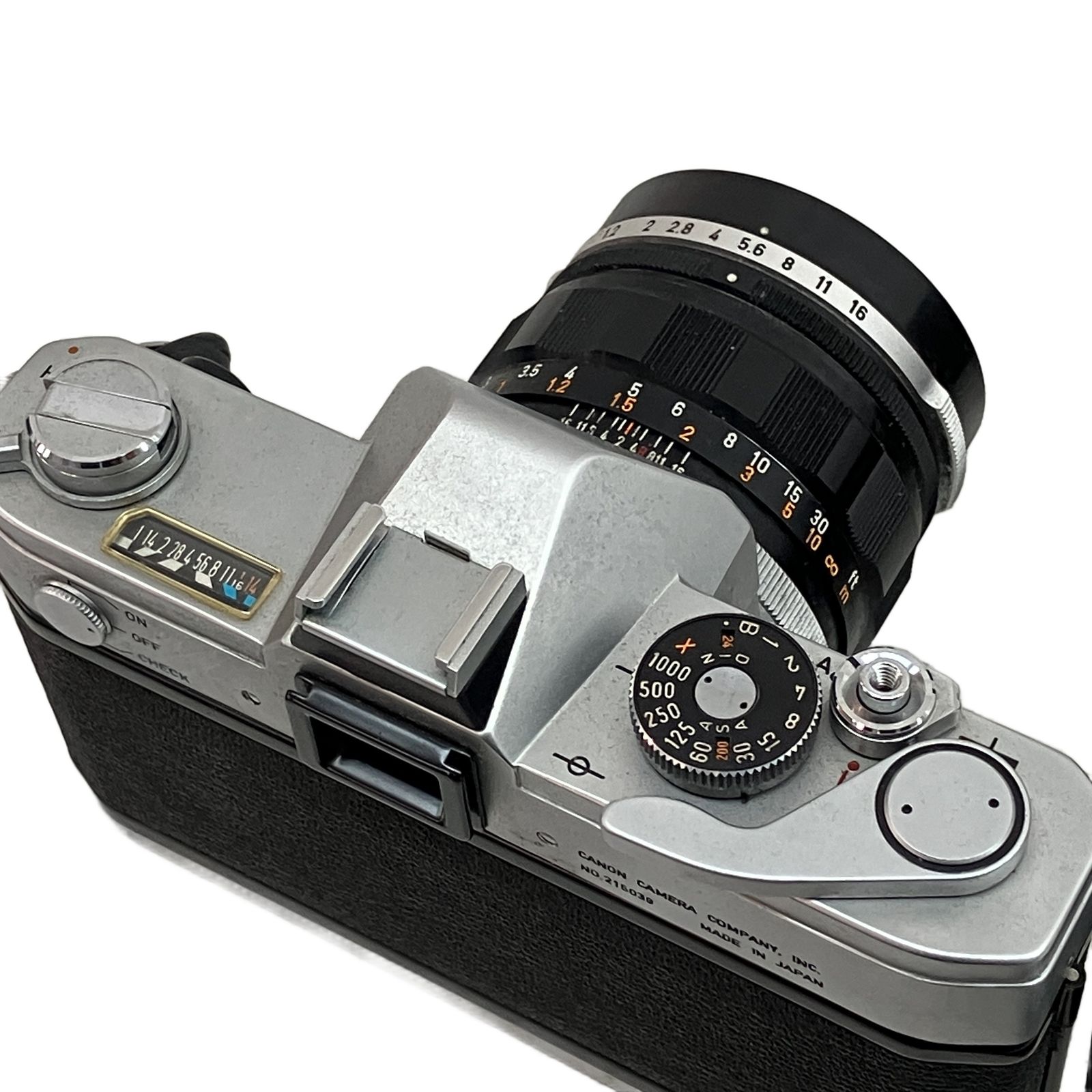 キャノン　FX Canon FX キヤノン CANON LENS FL 58mm 1:1.2 一眼レフ フィルムカメラ