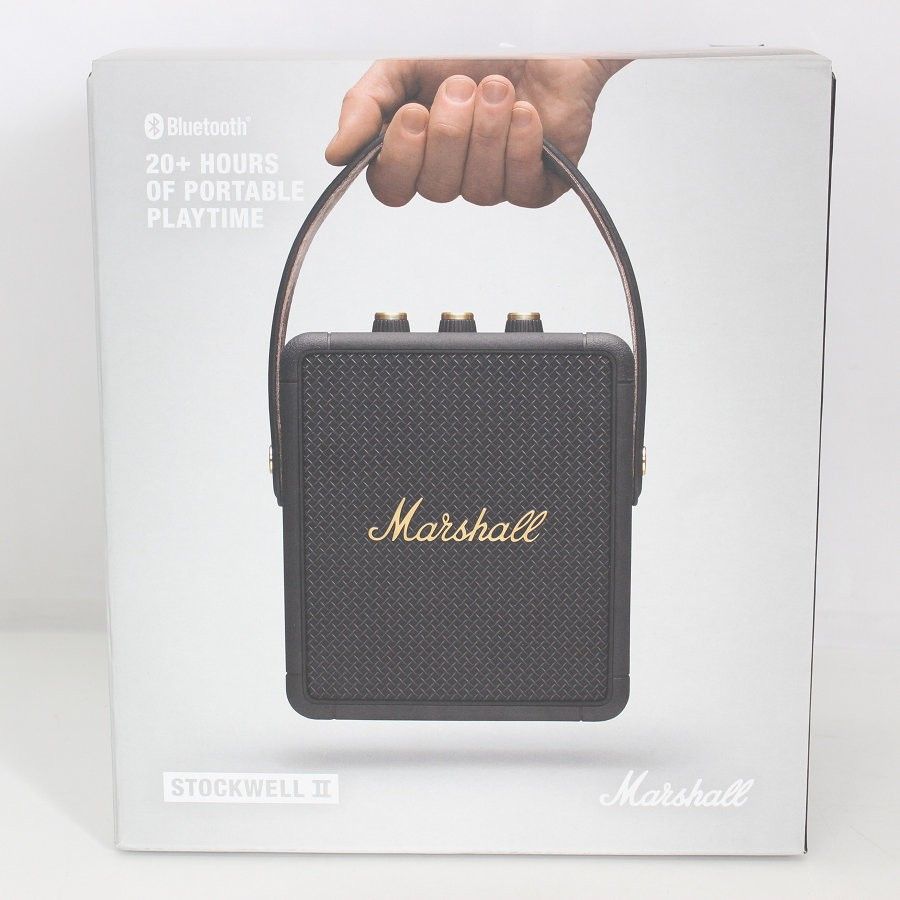 美品】Marshall STOCKWELL II Black and Brass ワイヤレススピーカー
