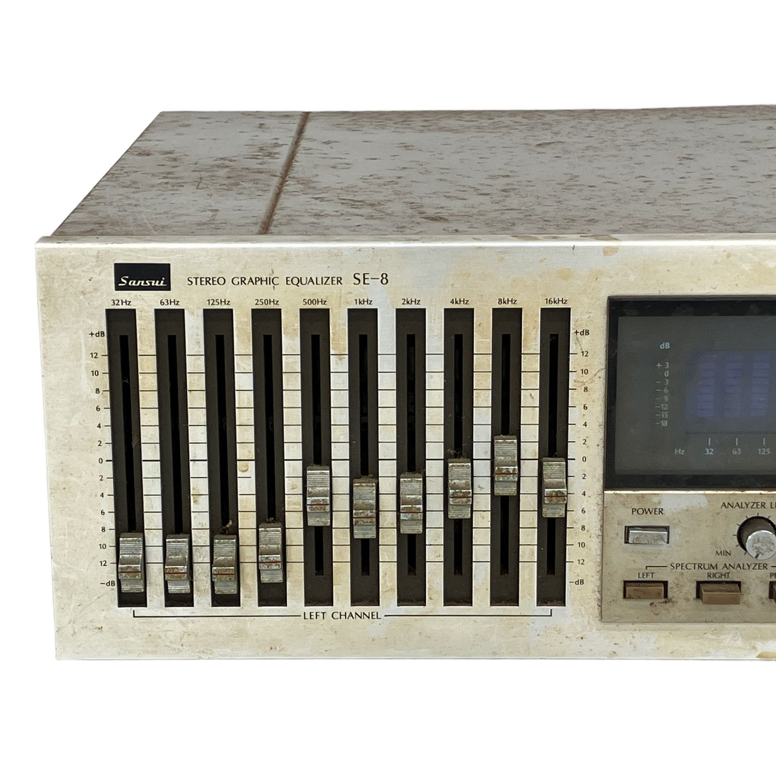 サンスイ、グライコＳＥ-8 Sansui サンスイ SE-8 グラフィックイコライザー 音響機材 オーディオ