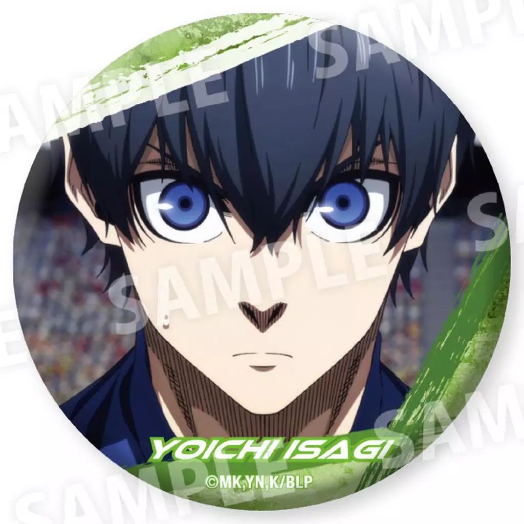 中古】バッジ・ビンズ 潔世一(正面) 「ブルーロック だけ缶 潔世一だけ