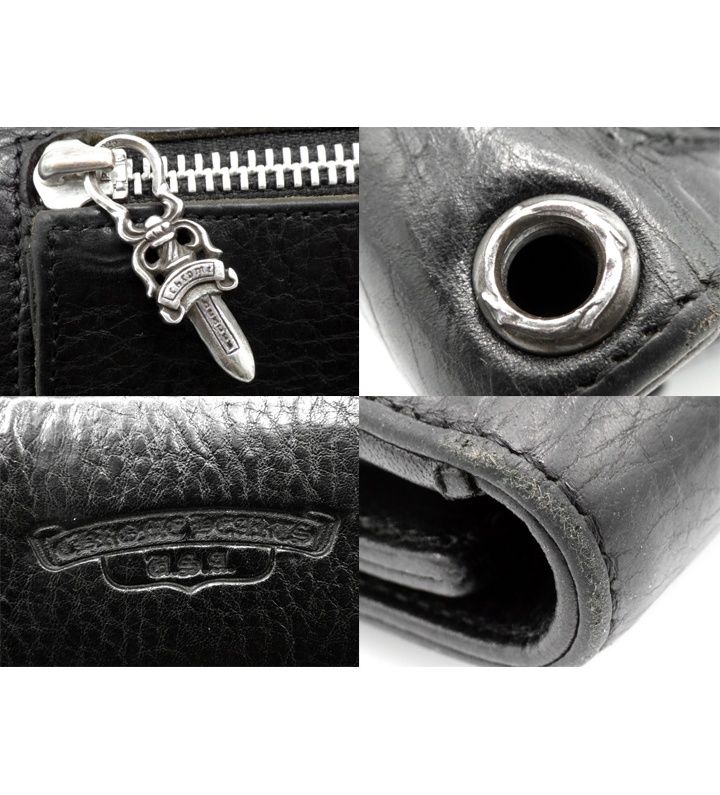 クロムハーツ CHROME HEARTS 【 WAVE 】 ウェーブ クロスボール レザー