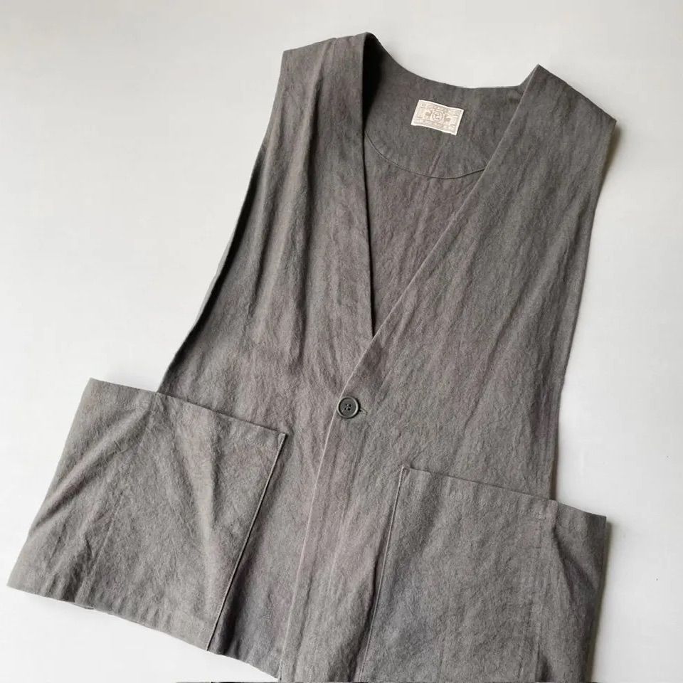 中川政七商店 ちょっきベスト 2025AW / 人気完売色 日本製 定価1.3万