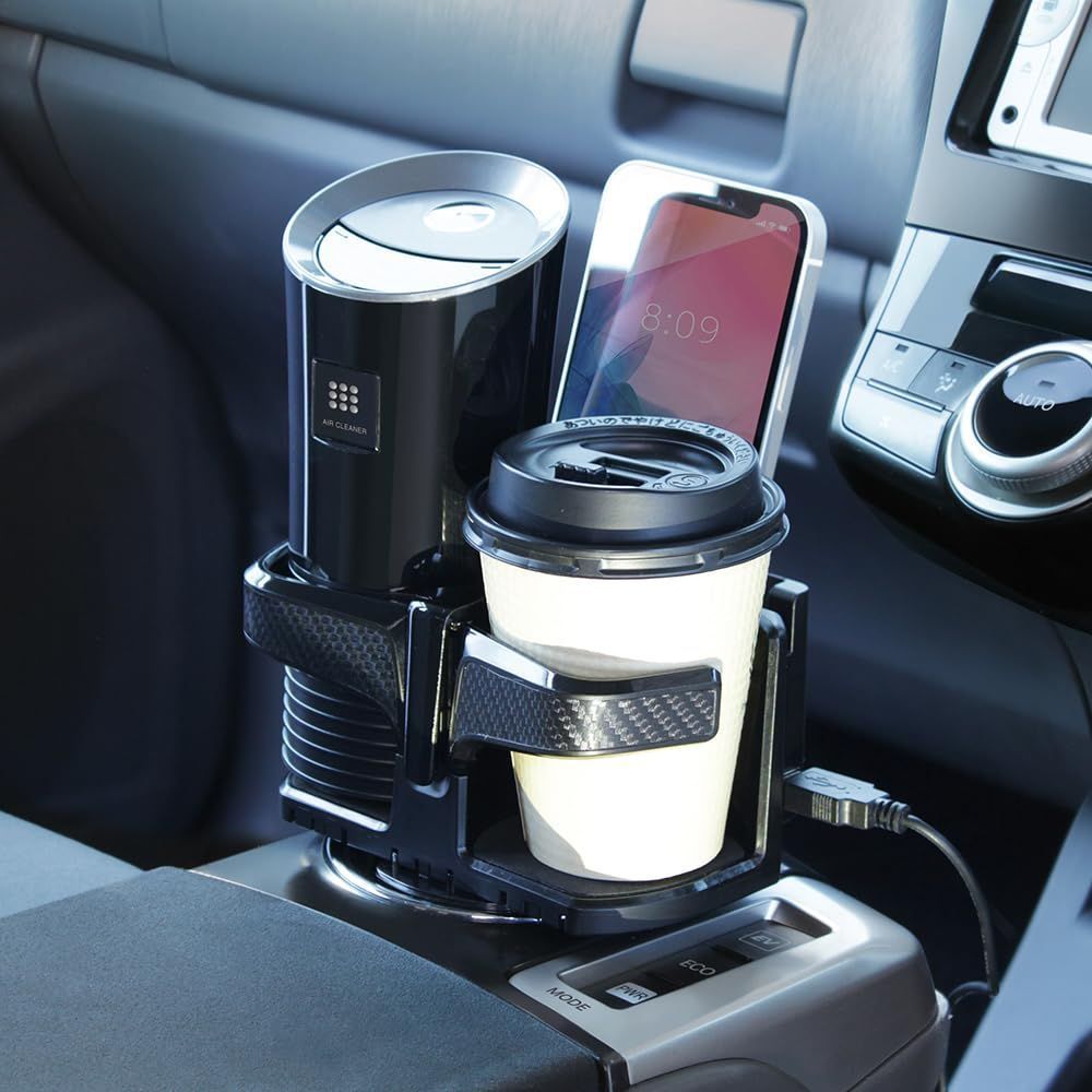 迅速発送】槌屋ヤック(Tsuchiya Yac) 車内用品 ドリンクホルダー USB