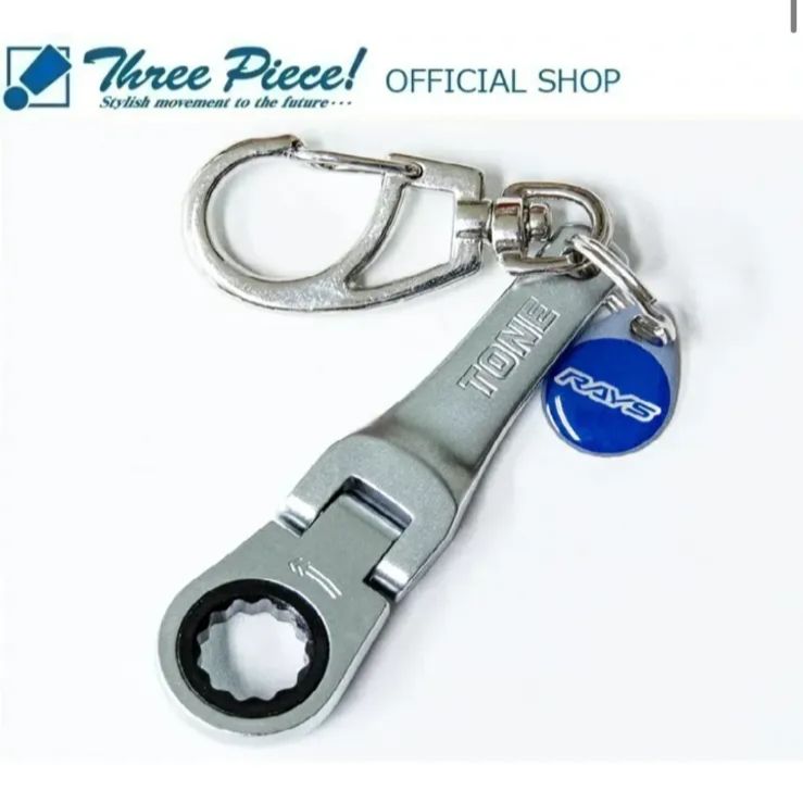 【メーカー取り寄せ】RAYS OFFICIAL グッズ RAYS x TONE ラチェットキーチェーン