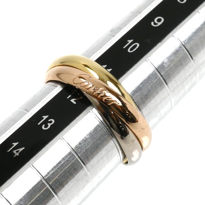 CARTIER カルティエ K18YG/PG/WG トリニティ リング・指輪 11号 51 4.8