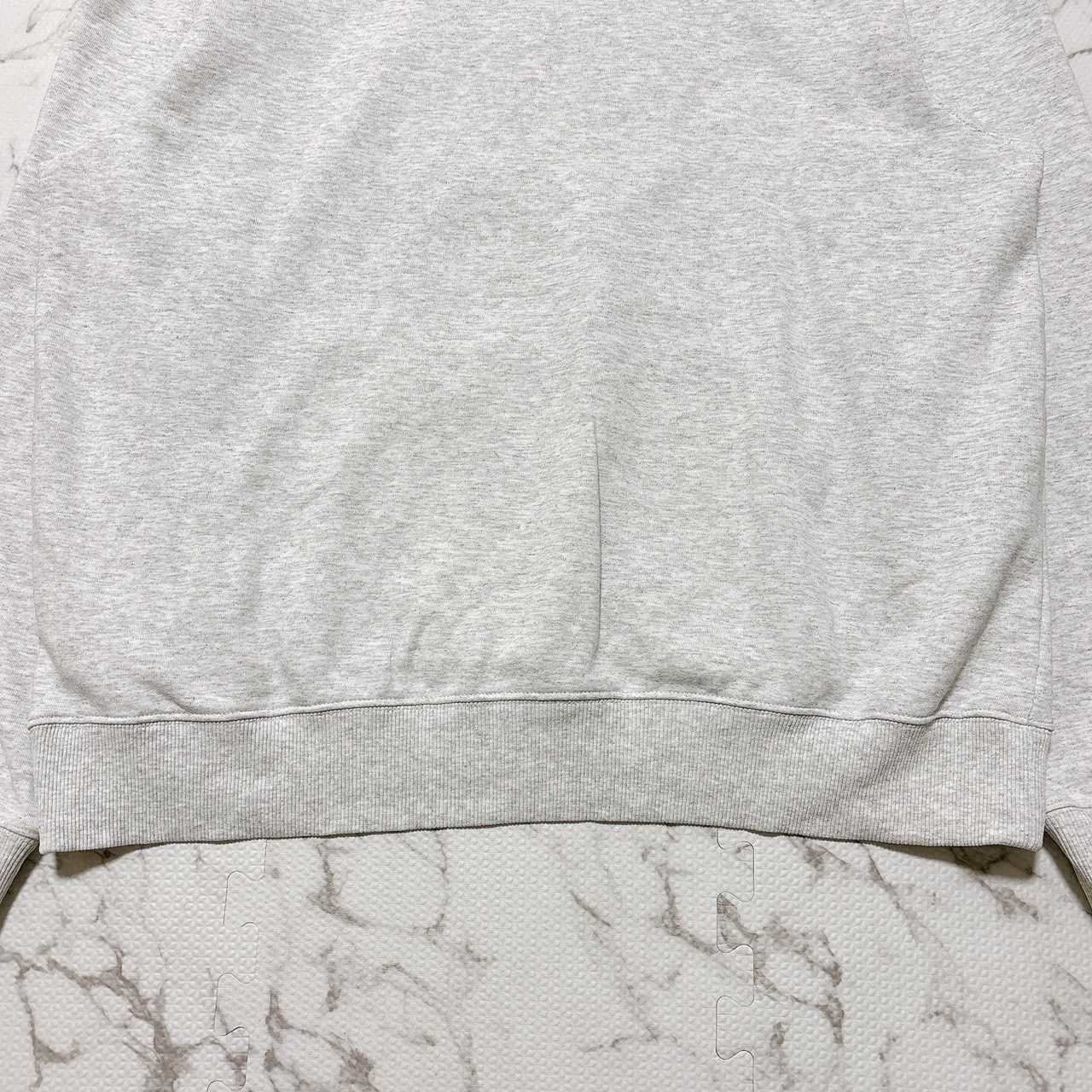 ステューシー STUSSY パーカー センター刺繍ロゴ グレー XLサイズ 