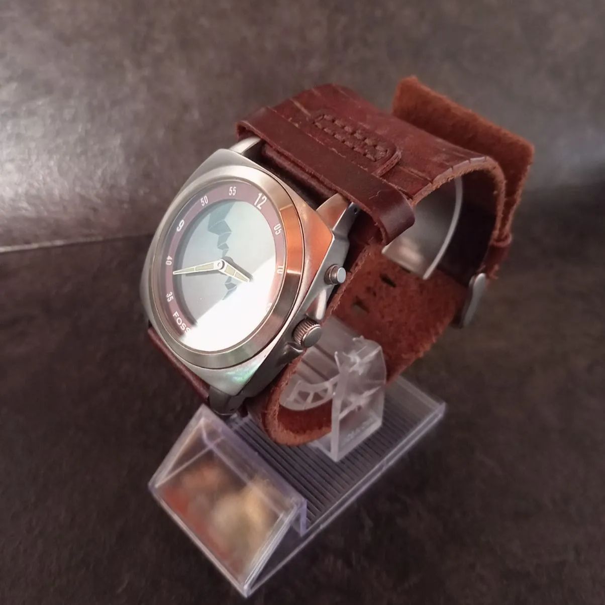 FOSSIL(フォッシル) 腕時計 BIG TIC ビッグティック BG-1079 レザー 
