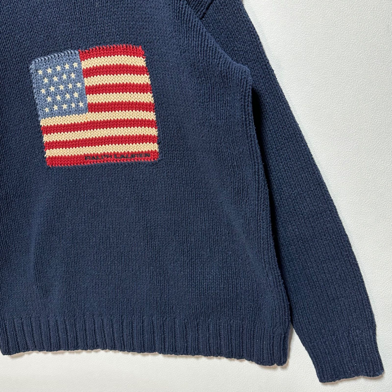 POLO SPORT RALPH LAUREN ポロラルフローレン 星条旗 コットンニット