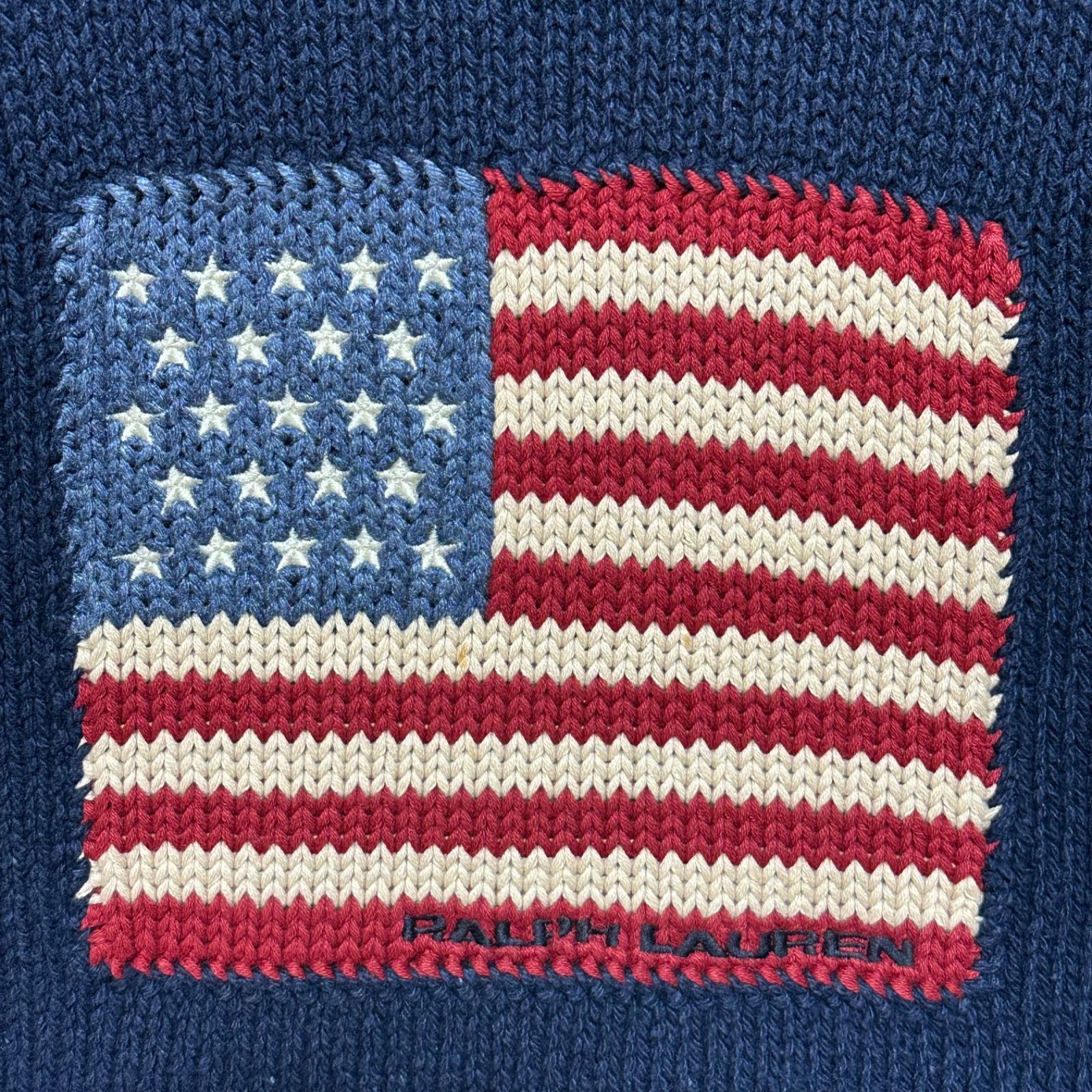 POLO SPORT RALPH LAUREN ポロラルフローレン 星条旗 コットンニット