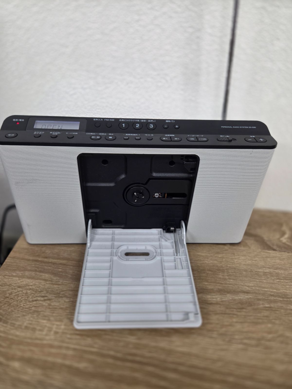 SONY ソニー CDラジオ ZS-E80 パーソナルオーディオシステム リモコン