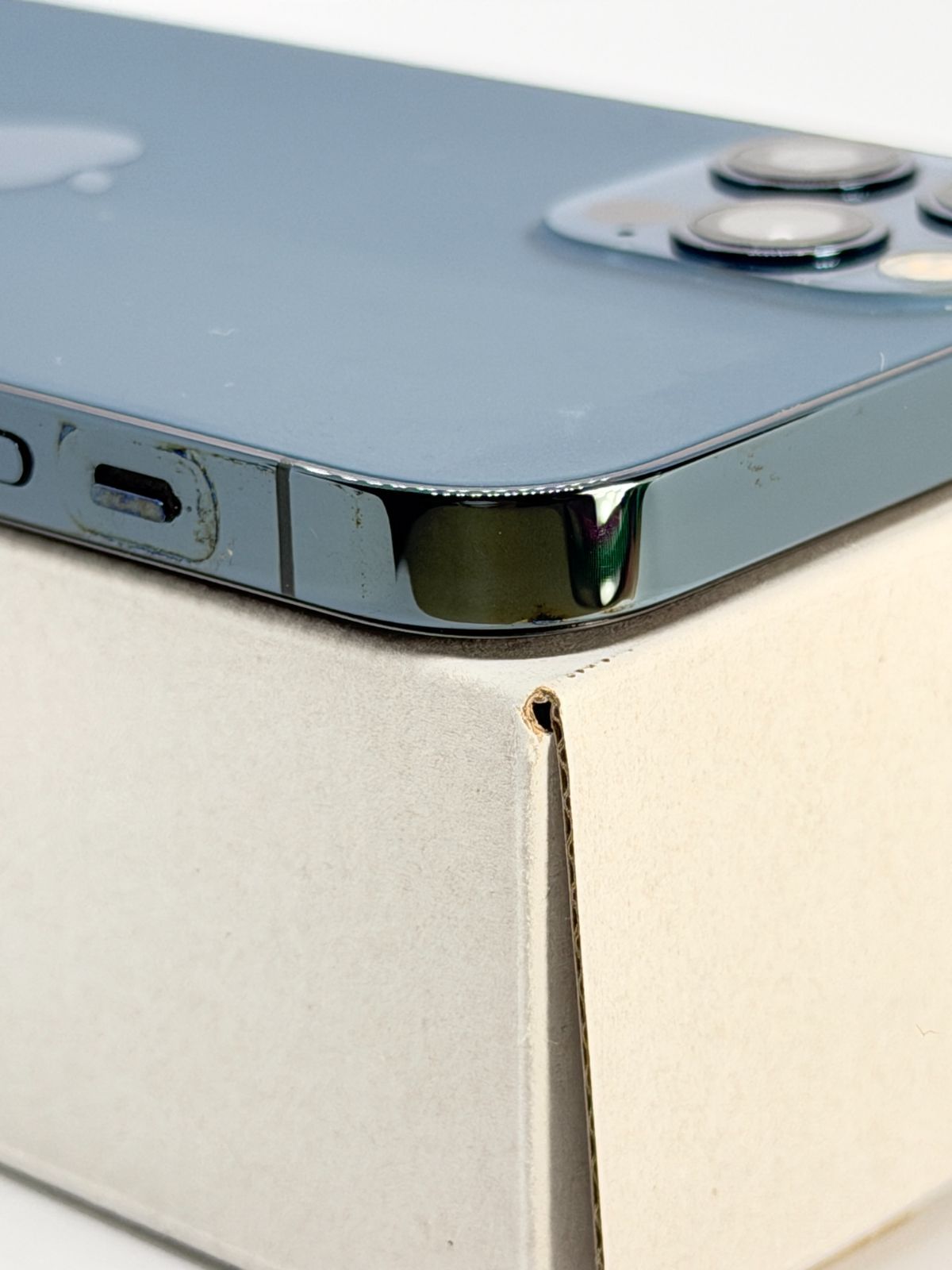 BT100%】iPhone 12 pro 256GB パシフィックブルー SIMフリー#146