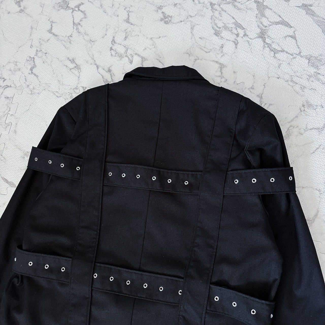 not conventional norfolk jacket ジャケット ベルトデザイン 