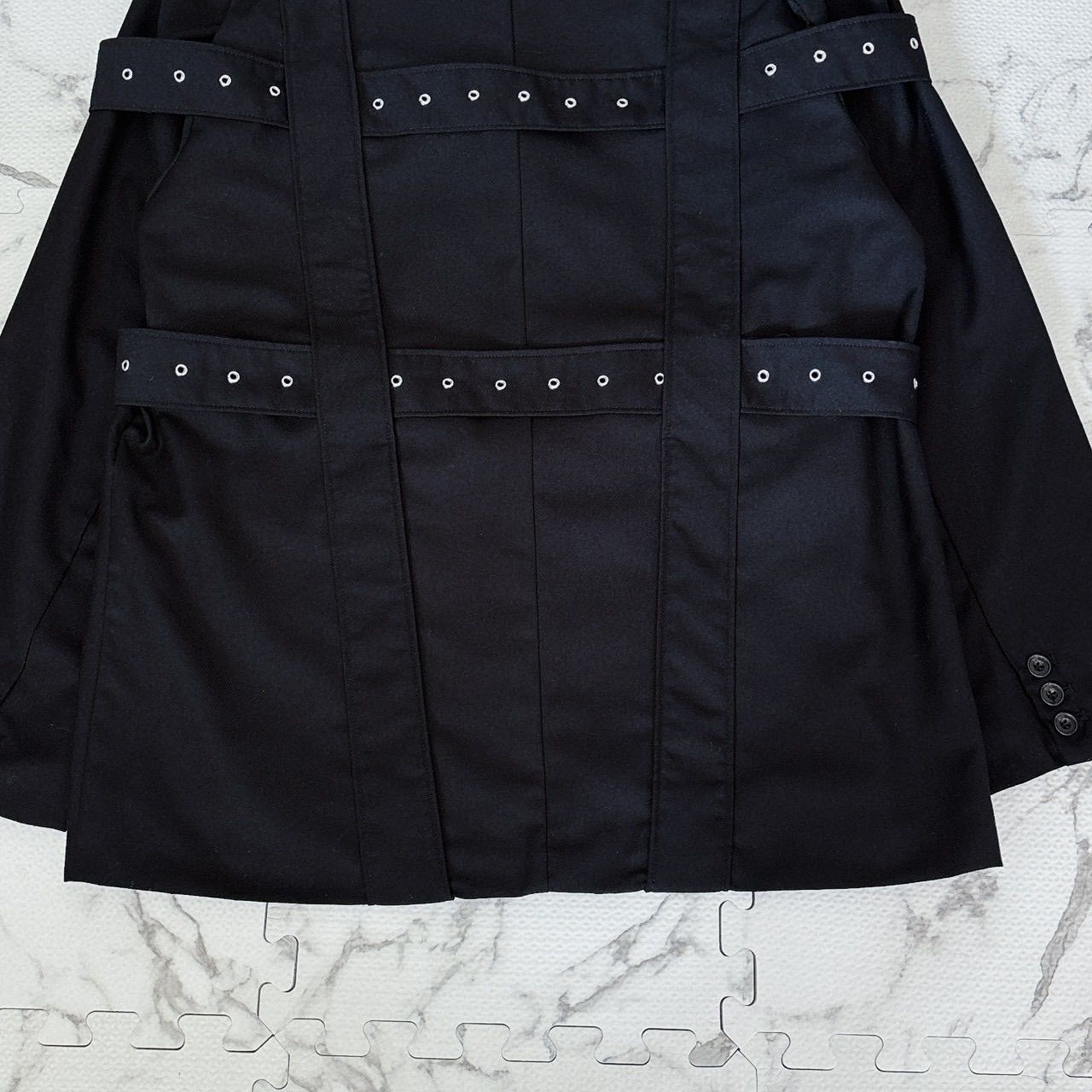 not conventional norfolk jacket ジャケット ベルトデザイン 