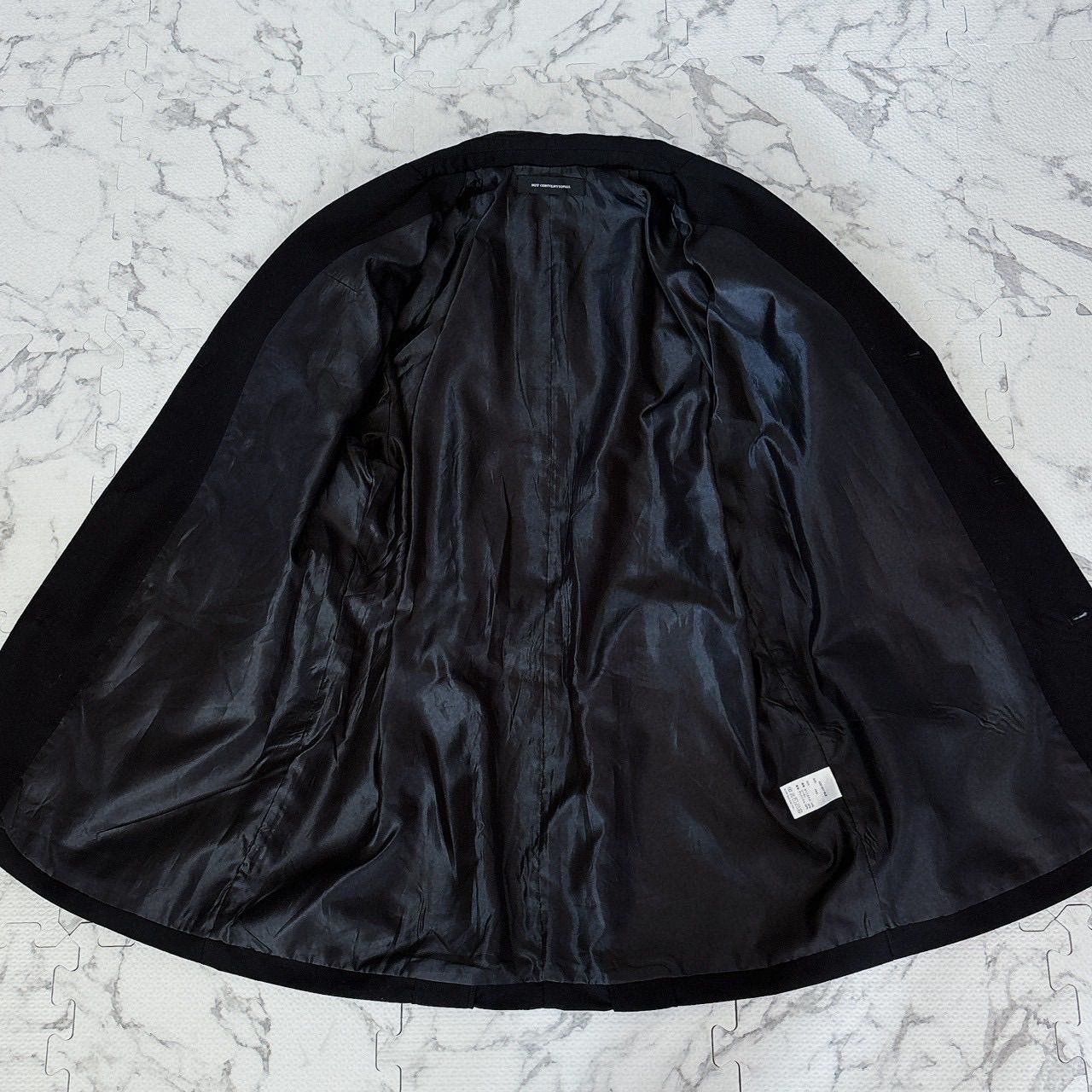 not conventional norfolk jacket ジャケット ベルトデザイン 
