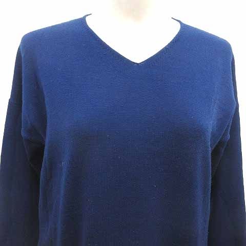 バーニーズニューヨーク BARNEYS NEW YORK ワンピース ひざ丈 ニット V