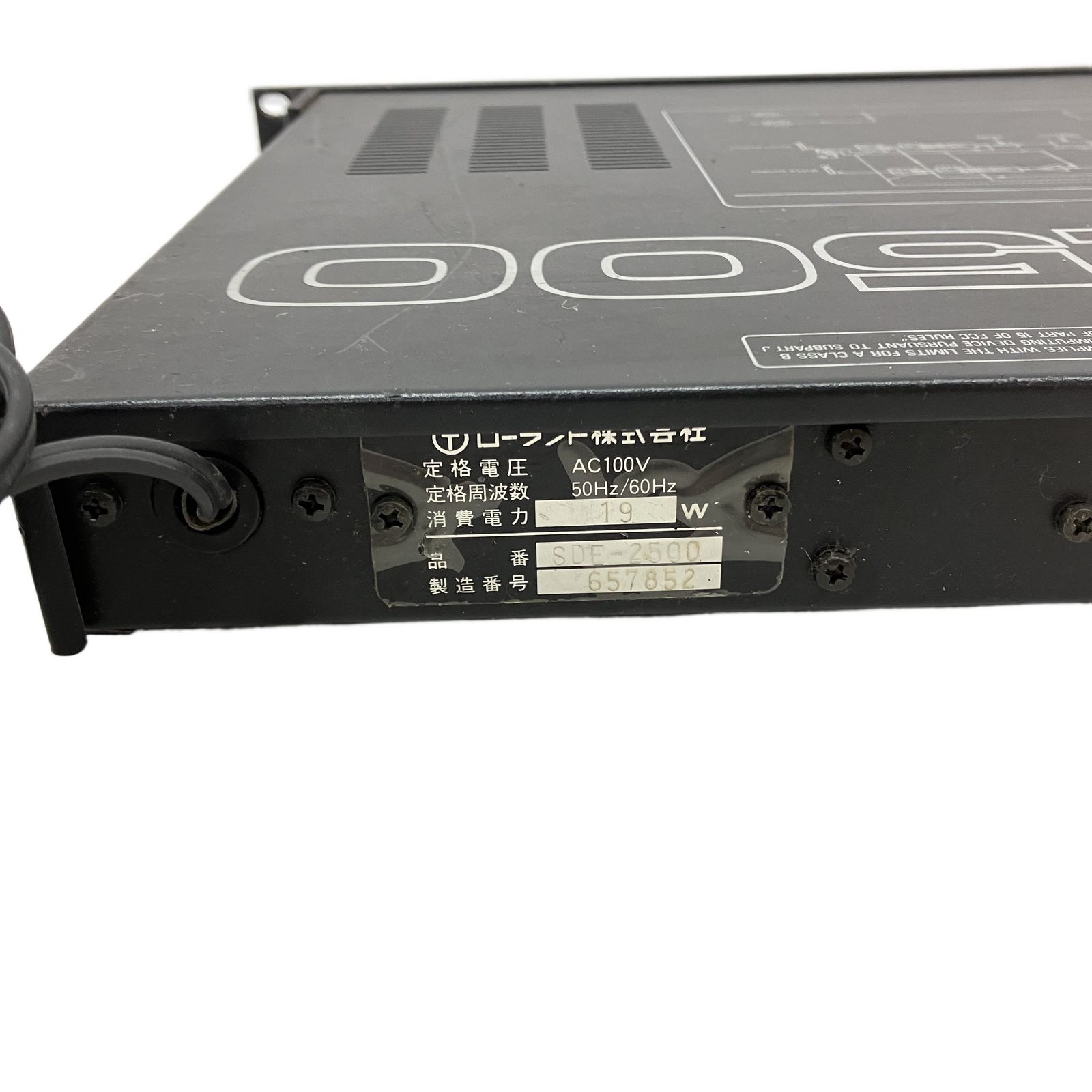 Roland SDE-2500 デジタルディレイ 音響機器 オーディオ 中古
